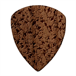 BarkFusion Camouflage Square Wood Guitar Pick Holder Case And Picks Set Pick