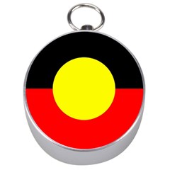 Aboriginal Flag On Silver Compass