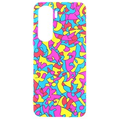 Colorful-graffiti-pattern-blue-background Samsung Galaxy S24 Plus 6 7 Inch Black Tpu Uv Case