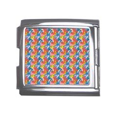 Abstract Pattern Mega Link Italian Charm (18mm)