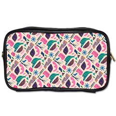 Multi Colour Pattern Toiletries Bag (two Sides) by designsbymallika