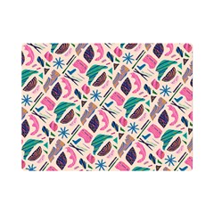 Multi Colour Pattern Premium Plush Fleece Blanket (mini) by designsbymallika