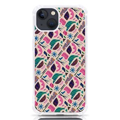 Multi Colour Pattern Iphone 13 Tpu Uv Print Case by designsbymallika