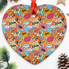 Pop Culture Abstract Pattern Ornament (heart) by designsbymallika