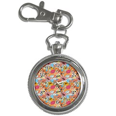 Pop Culture Abstract Pattern Key Chain Watches by designsbymallika