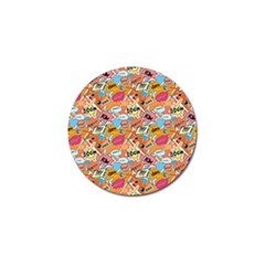 Pop Culture Abstract Pattern Golf Ball Marker by designsbymallika