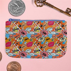 Pop Culture Abstract Pattern Large Coin Purse by designsbymallika