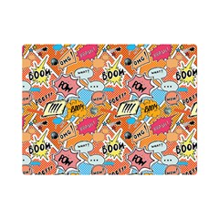 Pop Culture Abstract Pattern Premium Plush Fleece Blanket (mini) by designsbymallika