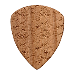 Pop Culture Abstract Pattern Wood Guitar Pick (set Of 10)