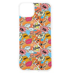 Pop Culture Abstract Pattern Iphone 15 Tpu Uv Print Case by designsbymallika