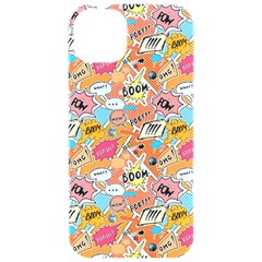 Pop Culture Abstract Pattern Iphone 15 Pro Black Uv Print Pc Hardshell Case