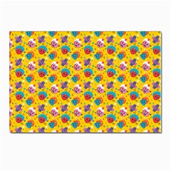 Heart Diamond Pattern Postcards 5  X 7  (pkg Of 10) by designsbymallika