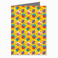 Heart Diamond Pattern Greeting Card by designsbymallika