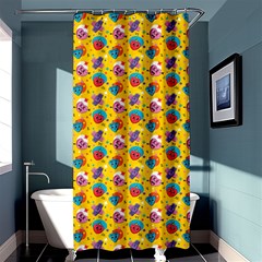 Heart Diamond Pattern Shower Curtain 36  X 72  (stall)  by designsbymallika