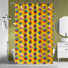 Heart Diamond Pattern Shower Curtain 48  X 72  (small)  by designsbymallika