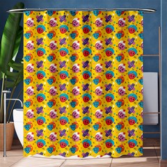 Heart Diamond Pattern Shower Curtain 60  X 72  (medium)  by designsbymallika