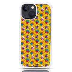 Heart Diamond Pattern Iphone 13 Mini Tpu Uv Print Case by designsbymallika