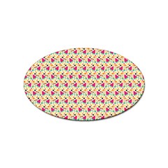 Summer Watermelon Pattern Sticker Oval (10 Pack) by designsbymallika