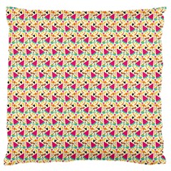 Summer Watermelon Pattern Large Cushion Case (two Sides) by designsbymallika