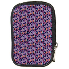 Trippy Cool Pattern Compact Camera Leather Case by designsbymallika