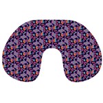 Trippy Cool Pattern Travel Neck Pillow Front