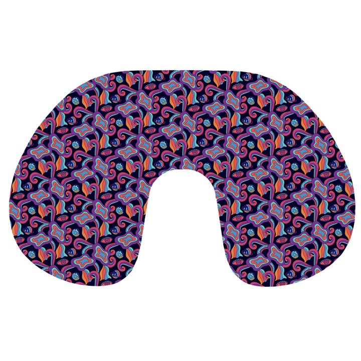 Trippy Cool Pattern Travel Neck Pillow