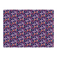 Trippy Cool Pattern Two Sides Premium Plush Fleece Blanket (mini) by designsbymallika