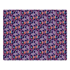 Trippy Cool Pattern Two Sides Premium Plush Fleece Blanket (large) by designsbymallika