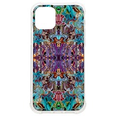 Amethyst On Turquoise Iphone 12/12 Pro Tpu Uv Print Case by kaleidomarblingart