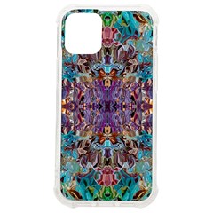 Amethyst On Turquoise Iphone 12 Mini Tpu Uv Print Case	 by kaleidomarblingart