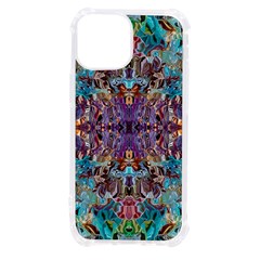 Amethyst On Turquoise Iphone 13 Mini Tpu Uv Print Case by kaleidomarblingart