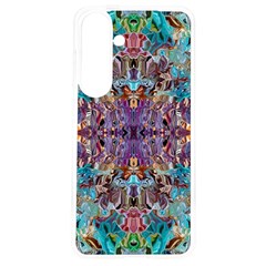 Amethyst On Turquoise Samsung Galaxy S24 6 2 Inch Tpu Uv Case by kaleidomarblingart