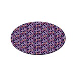 Trippy Cool Pattern Sticker (Oval) Front