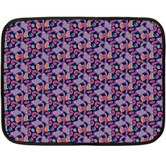 Trippy Cool Pattern Two Sides Fleece Blanket (mini) by designsbymallika