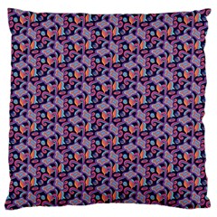 Trippy Cool Pattern Large Cushion Case (two Sides) by designsbymallika