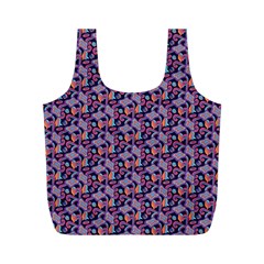 Trippy Cool Pattern Full Print Recycle Bag (m) by designsbymallika