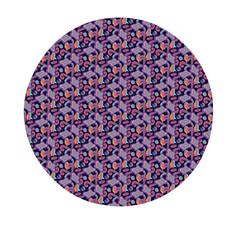 Trippy Cool Pattern Mini Round Pill Box by designsbymallika