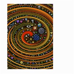 Swirl Vortex Emoji Cyclone Motion Art Large Garden Flag (two Sides) by Paksenen