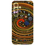 Swirl Vortex Emoji Cyclone Motion Art Samsung Galaxy S24 6.2 Inch Black TPU UV Case Front