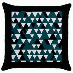 Black Throw Green Tukutuku Pillow Case by Bhartitaylordesigns