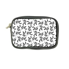 Erotic Pants Motif Black And White Graphic Pattern Black Backgrond Coin Purse by dflcprintsclothing