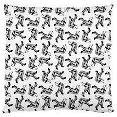 Erotic Pants Motif Black And White Graphic Pattern Black Backgrond Standard Premium Plush Fleece Cushion Case (one Side) by dflcprintsclothing