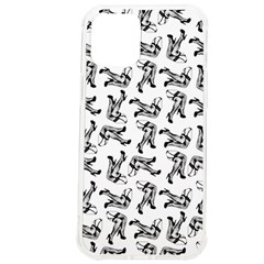 Erotic Pants Motif Black And White Graphic Pattern Black Backgrond Iphone 12 Pro Max Tpu Uv Print Case by dflcprintsclothing