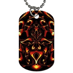 Year Of The Dragon Dog Tag (two Sides) by MRNStudios