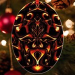 Year Of The Dragon UV Print Acrylic Ornament Oval Front