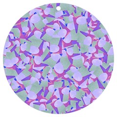 Kaleidoscope Dreams Uv Print Acrylic Ornament Round by dflcprintsclothing