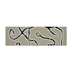 Sketchy Abstract Artistic Print Design Sticker (bumper) by dflcprintsclothing