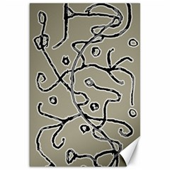 Sketchy Abstract Artistic Print Design Canvas 20  X 30  by dflcprintsclothing