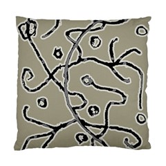 Sketchy Abstract Artistic Print Design Standard Cushion Case (two Sides)