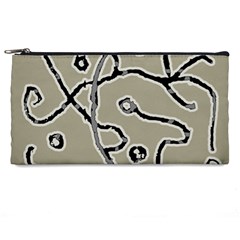 Sketchy Abstract Artistic Print Design Pencil Case by dflcprintsclothing